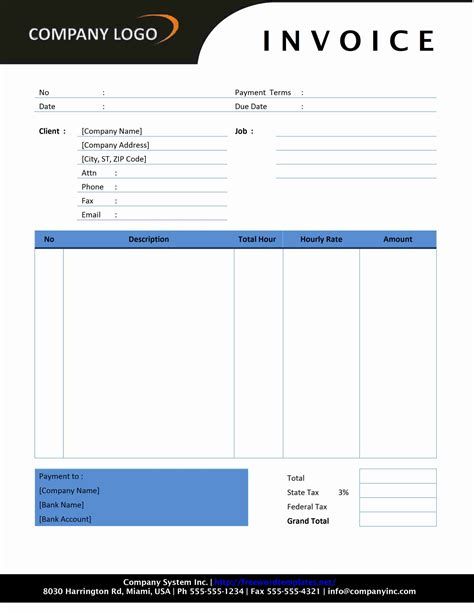 11+ Invoice Templates Free Download