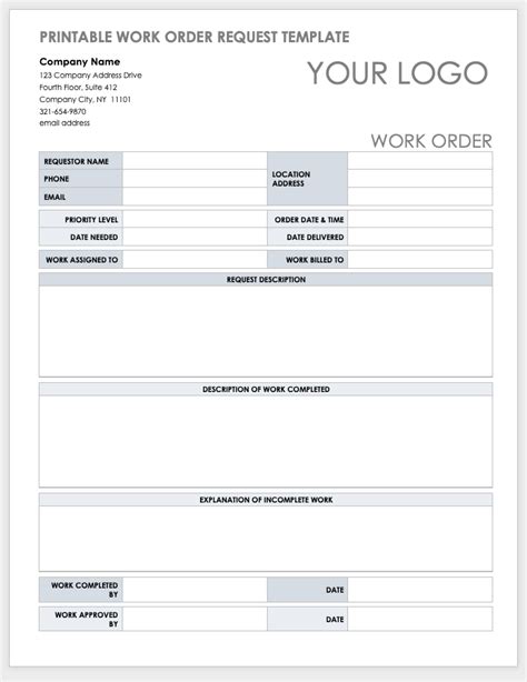 11+ Job Order Forms Free Sample, Example Format Download
