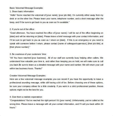 11+ Message Templates Free Sample, Example, Format