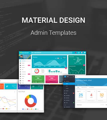 11 Beautiful Material Design Admin Templates Azmind