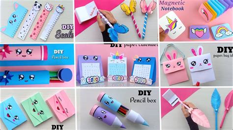 11 EASY CRAFT IDEAS School Craft Idea/ DIY Craft/ School ... - YouTube