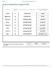 11 Electron Conﬁgurations