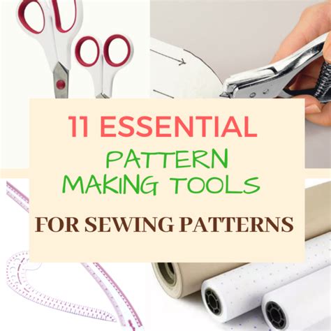 11 Essential Pattern Making Tools For Drafting Sewing Patterns DONLARRIE