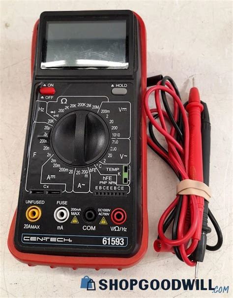 11 Function Digital Multimeter With Audible Continuity