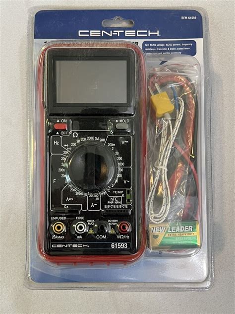 11 Function Digital Multimeter with Audible Continuity Multimeter