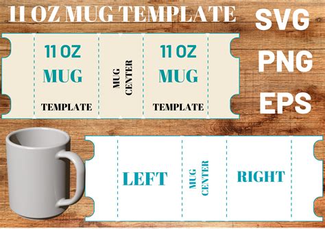 11 Oz Mug Template - Etsy