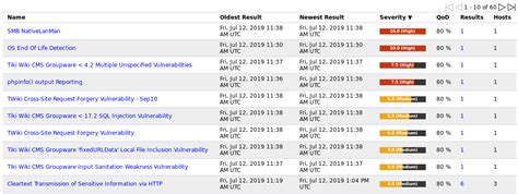 11 Reports and Vulnerability Management - Greenbone …