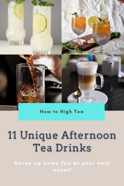 11 Unique Afternoon Tea Drinks - How To High Tea