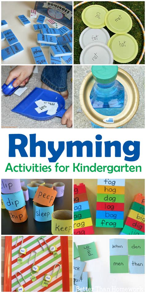 11 Amazing Activities To Teach Rhyming Words In Rhyme Kindergarten - Rhyme Kindergarten