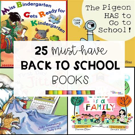 11 Back To School Books And Activities For Kindergarten Back To School Activities - Kindergarten Back To School Activities