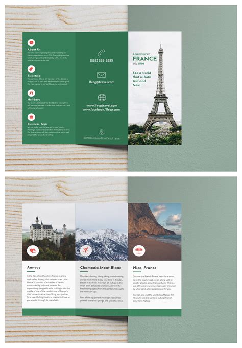 11 Free Sample Travel Brochure Templates Printable Samples Printable Travel Brochure Template For Kids - Printable Travel Brochure Template For Kids