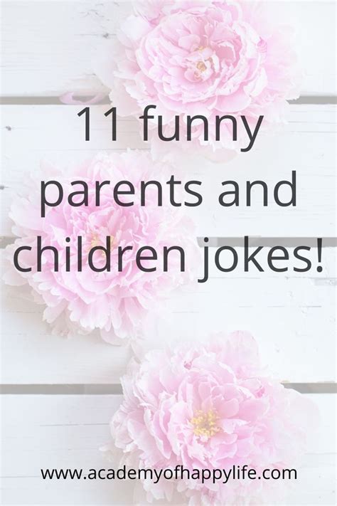 11 funny parents and children jokes! - Academy of happy life