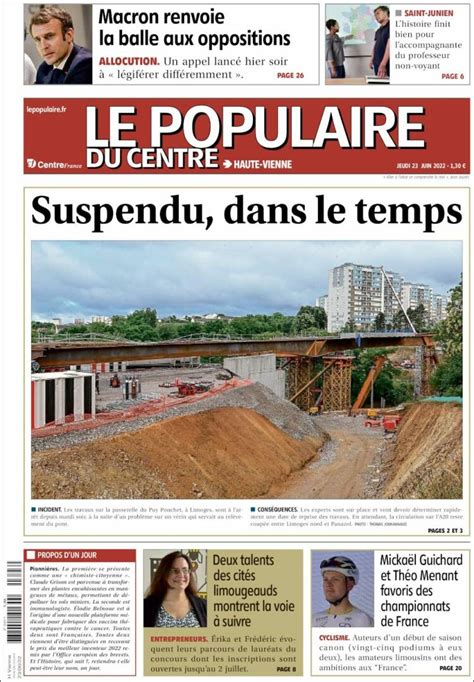 11 mars 2024 - Archives - Le Populaire du Centre