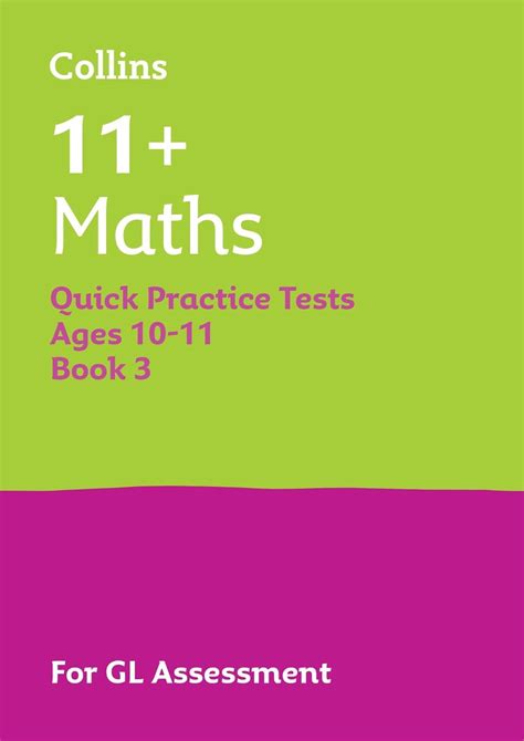11 Maths Quick Practice Tests Age 10 11 For The G L Assessment Tests ( Letts 11 Success)