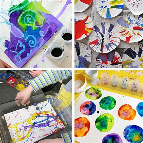 11 Painting Art Activities For Preschoolers The Artful Arts Activities For Kindergarten - Arts Activities For Kindergarten