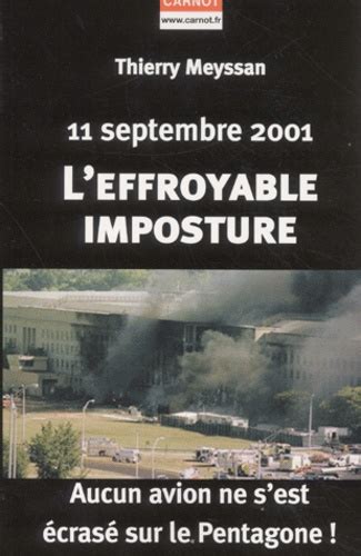 11 Septembre 2001 L Effroyable Imposture