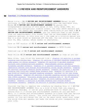 Read Online 11 3 Review And Reinforcement Answers 
