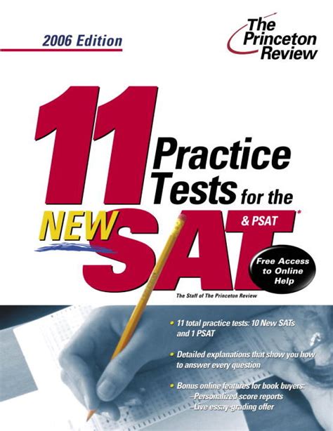 Download 11 Practice Tests For The New Sat And Psat 2006 Edition College Test Prep By Princeton Review