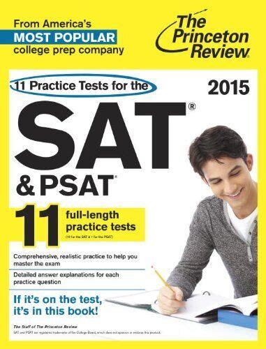 Full Download 11 Practice Tests For The Sat  Psat By Princeton Review