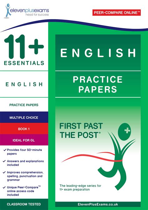 Read Online 11 English Multiple Choice Practice Papers Pack 1 First Past The Post By Eleven Plus Exams Educational Experts 2012 07 05 Paperback 