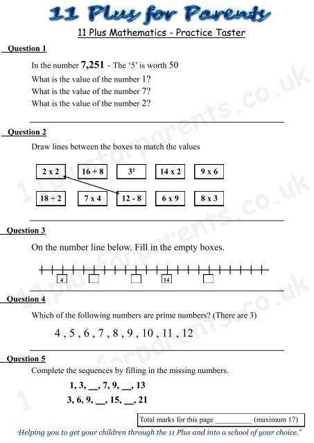 Full Download 11 Plus Practice Papers Maths 