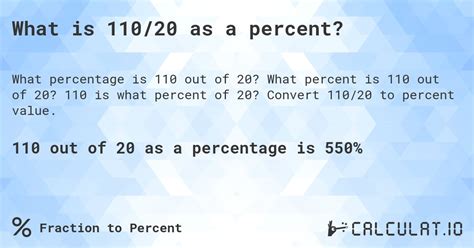 110 20 Percent