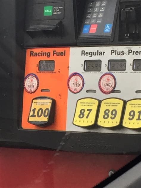 110 Octane Fuel Price