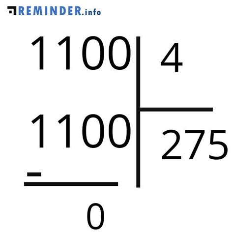 1100 Divided By 3