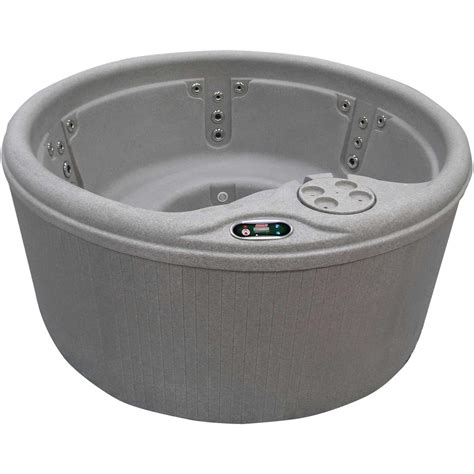 110v hot tub. Treat your body to a relaxing hydrotherapy session, with the 6 person hot tub spa by Geo. This spa features an unobtrusive Mahogany finish and natural ... 