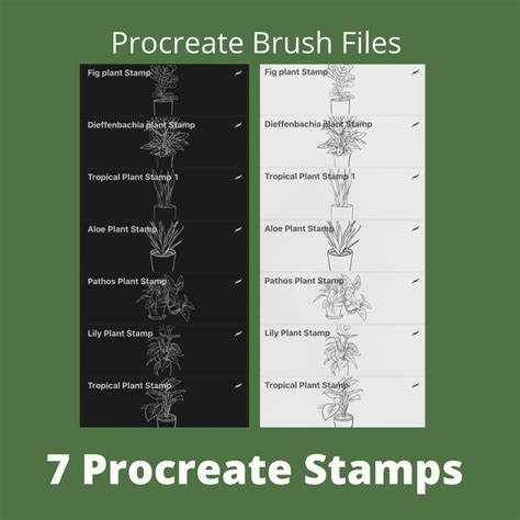 111+ Procreate Power Plant Brushes | Procreate Stamps - Etsy - muktibox.com