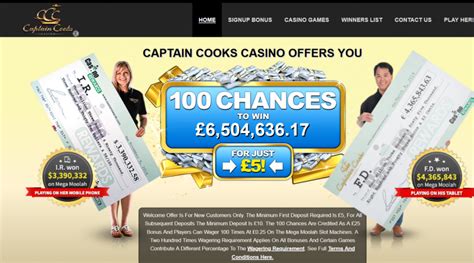 captain cooks casino withdrawal