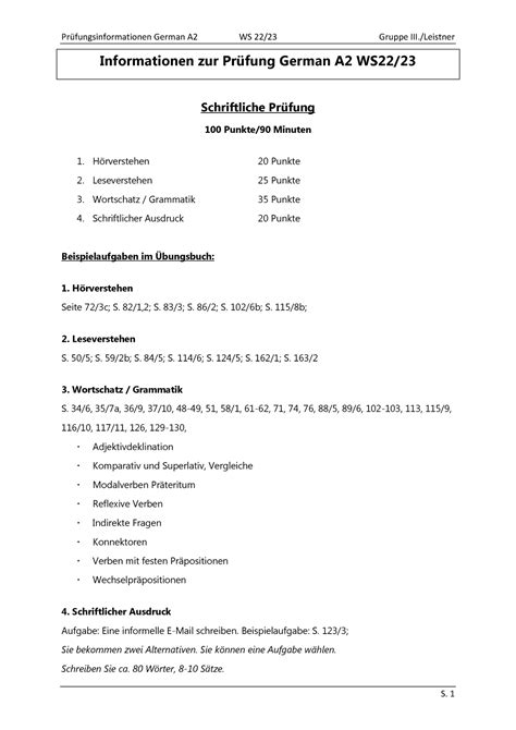 112-51 Prüfungsinformationen