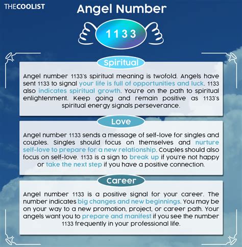 1122 and 1133 meaning.  For singles, 1133 emphasizes the importance of self-...