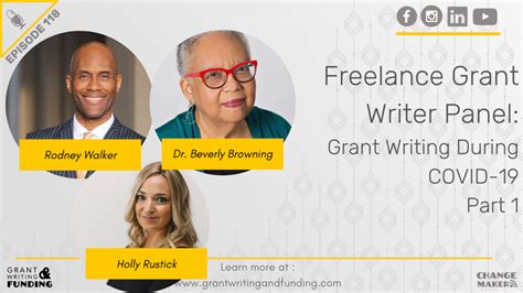 118: Freelance Grant Writer Panel: Grant Writing During COVID-19