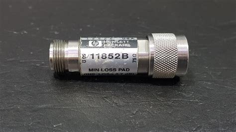 11852B Adapter, 50-Ohm Type-N (f) to 75-Ohm Type-N (m)