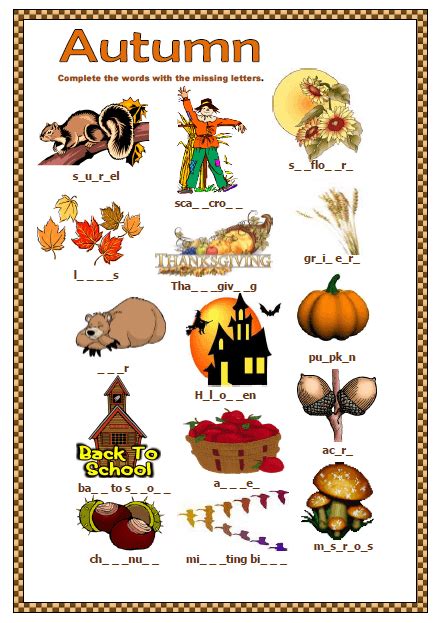 119 FREE October Worksheets for Your ESL Classes
