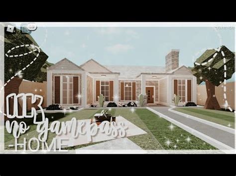 11k bloxburg house no gamepass. ( R E A D M E )- Hello Tropicals! 📌- Welcome Back To Another Bloxburg Build video! So Today I Made a No Gamepass Soft Fairycore Fall Cottage! 📌- I ho... 