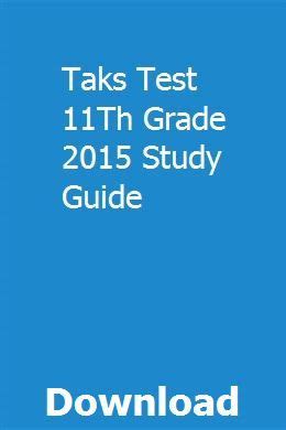 Full Download 11Th Grade Math Taks Test Study Guide 