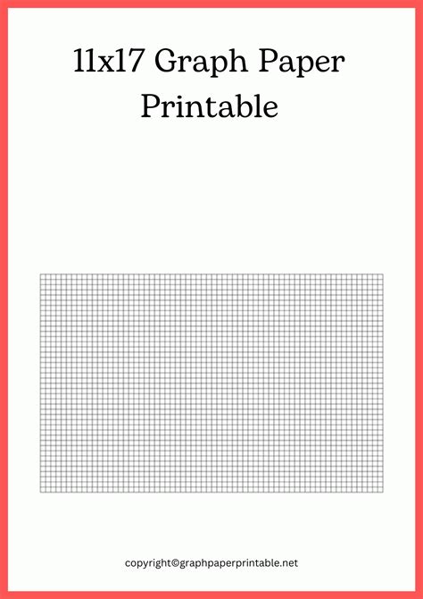 11x17 Graph Paper Printable Free Templates in PDF