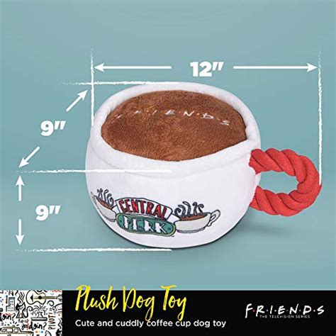 12" Fetch for Pets Friends TV Show Central Perk Coffee Mug Squeaky Dog ...