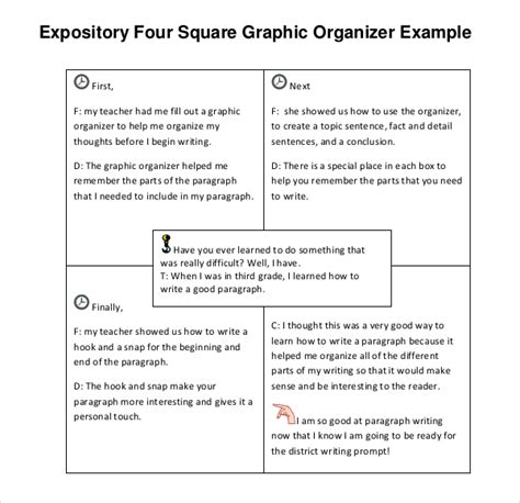 12+ Four Square Writing Templates Free Sample, Example Format Download