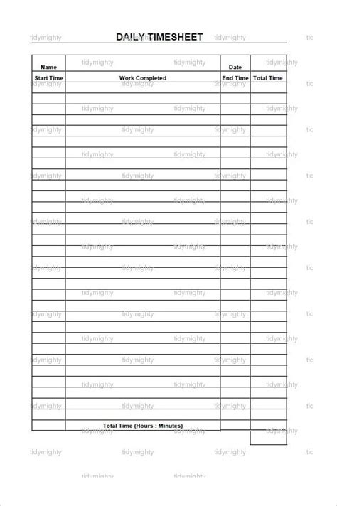 12+ Sample Time Tracking Templates
