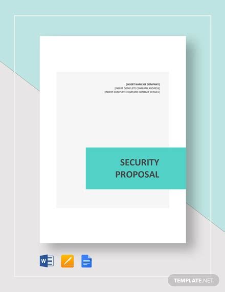 12+ Security Proposal Examples in PDF Google Docs Pages MS Word