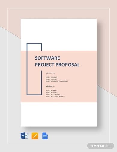 12+ Software Project Proposal Examples Pdf, Word in 2020 Project