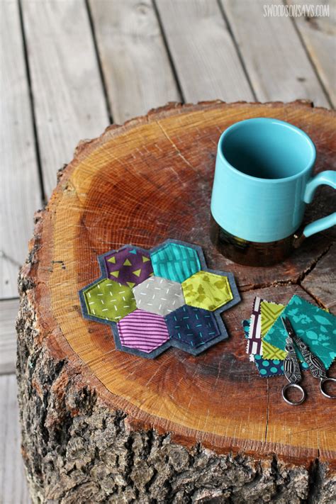 12+ fabric coaster tutorials - Swoodson Says