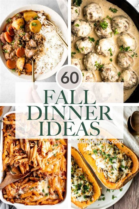 12 Autumn Food Ideas for Those Almost Winter Months