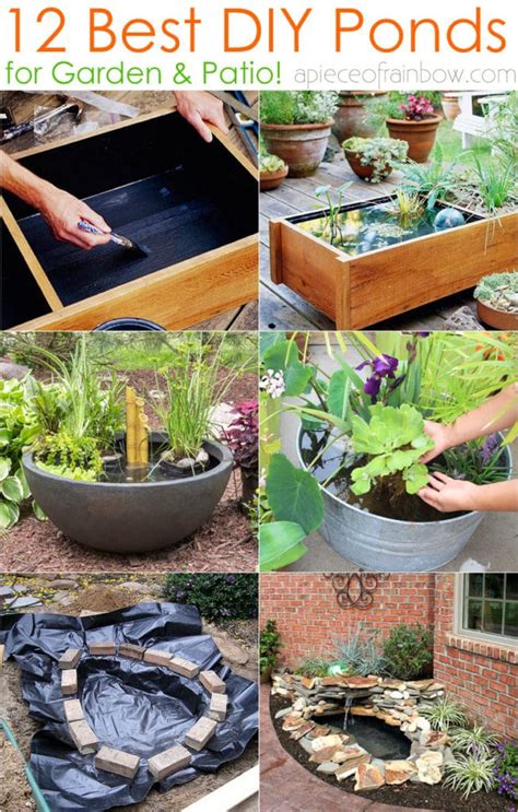 12 Best Easy DIY Pond Ideas For Garden & … - raincitystudios.com