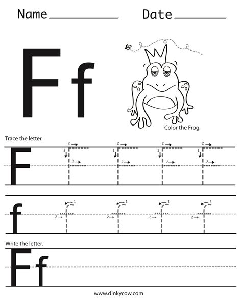 12 Best Free Printable Alphabet Worksheets Letter F …