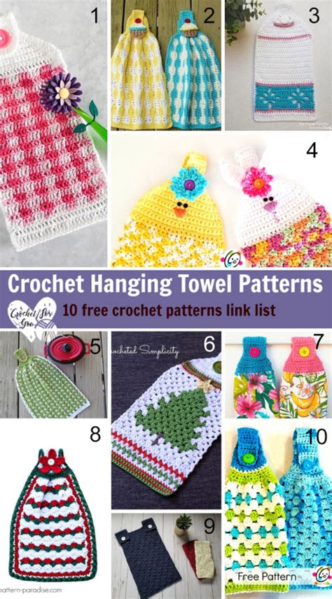 12 Crochet Hanging Towel Patterns Crochet with Patterns