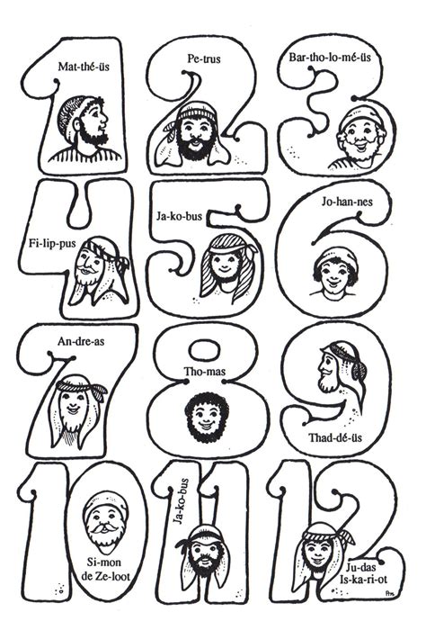 12 Disciples Printables 2024 Calend Edition